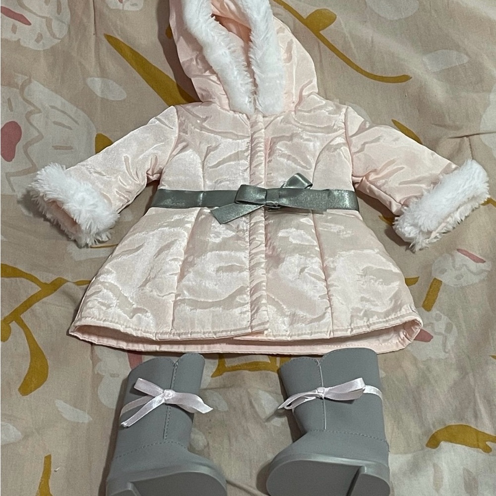 My American Girl Pretty Pink Coat Set